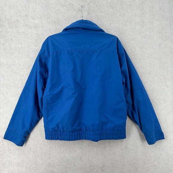 Lands’ End Jacket Womens MEDIUM Blue Full Zip‎ Gore-tex Insulated Squall - Picture 2 of 14